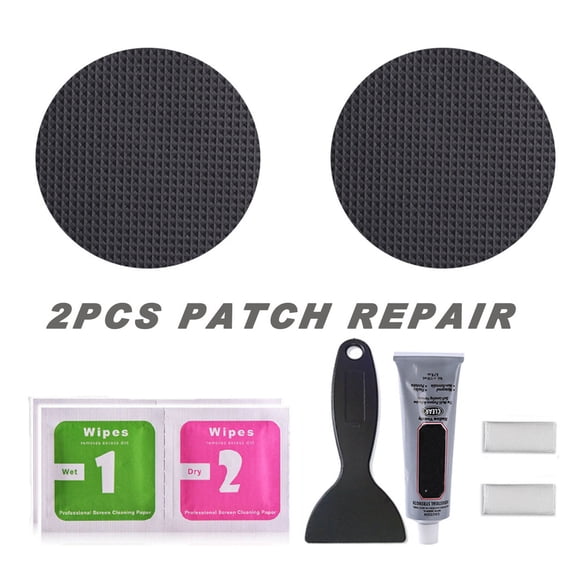 Barsme Round Trampoline Patch Repair Kit To Repair Holes Or Tears On Trampoline Mattress 3Pc