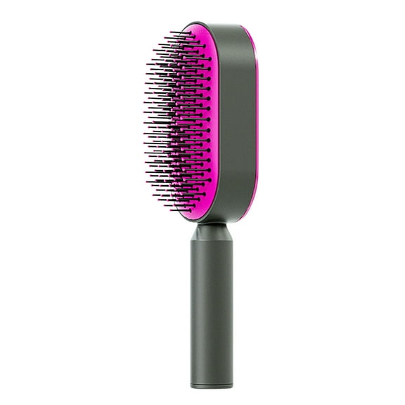 Barsme Self Cleaning Hair Brush, Air-Cushion Brush Massage Comb Brush, Shaping Comb，Self Cleaning Hair Brush For Women Great For Women In Hairdressi
