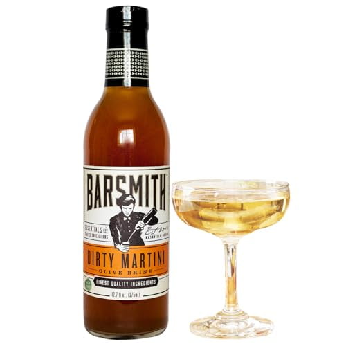 Barsmith - Authentic Dirty Martini Cocktail Mixer - 12.7 Oz Case of 6