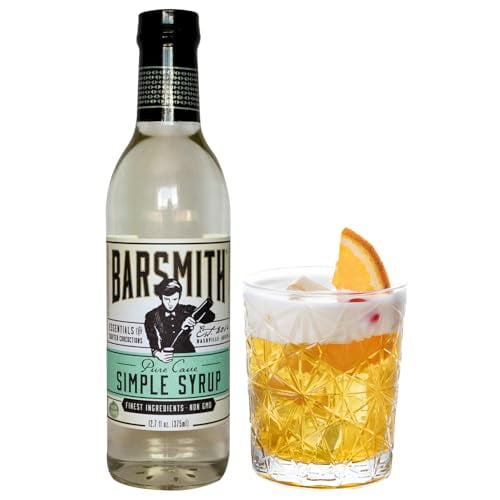 Barsmith - Versatile Simple Syrup for Cocktails and Baking - 12.7 Oz Case of 6
