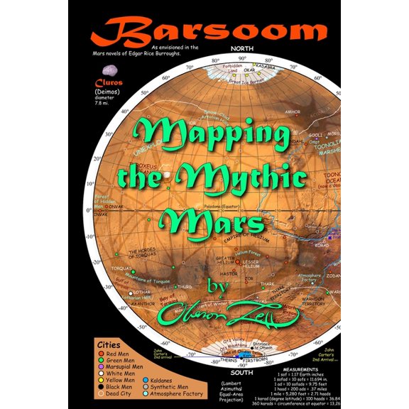Barsoom: Mapping the Mythic Mars, (Paperback)
