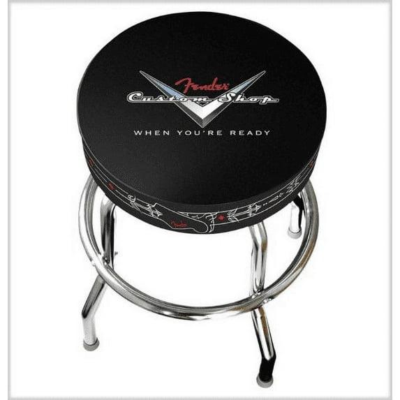 Barstool 24In Cust Pinstripe