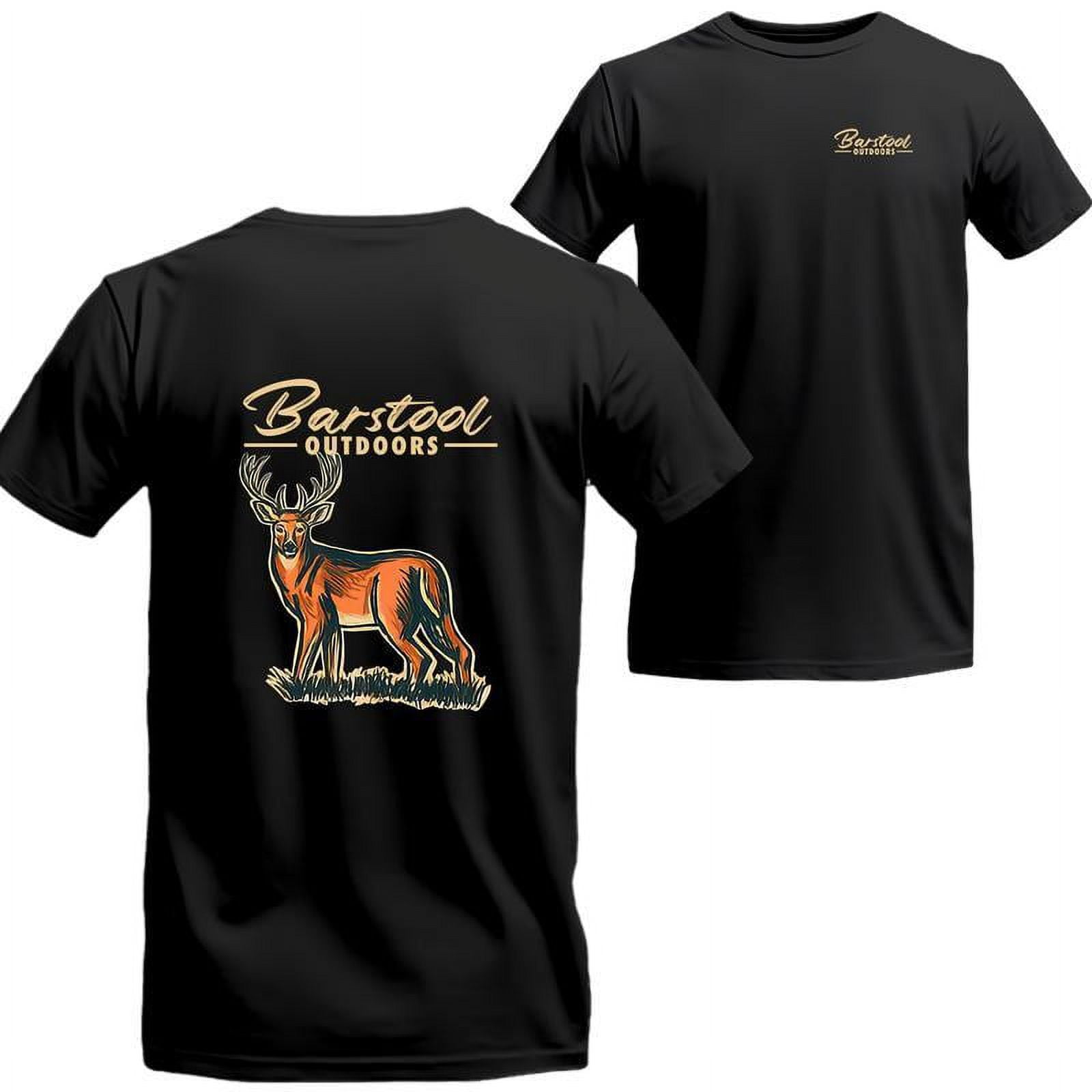 Barstool Outdoors Deer Vintage Custom Sweater and Hoodie Gift for Women and Men. Unisex Comfort Tee T Shirt Color White Size L Walmart
