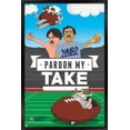 thumbnail image 1 of Barstool Sports - Pardon My Take Wall Poster, 22.375" x 34" Framed, 1 of 6