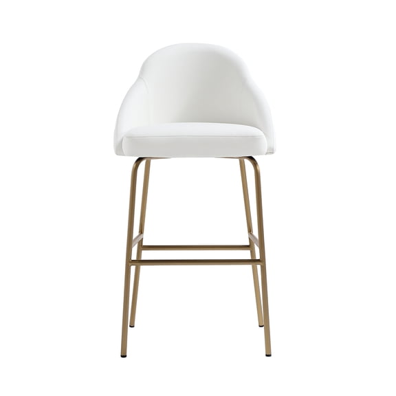 Barstool in White and Gold