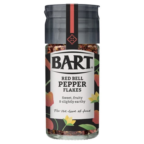 Bart Red Bell Pepper Flakes 32g, British Import (Pack of 2)
