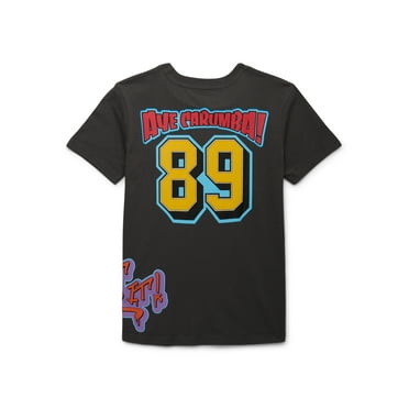 Bart Simpson Boys Embroidered Front and Back Graphic Tee with Short-Sleeves, Sizes 4-20