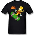 thumbnail image 1 of Bart Simpson Men's T-Shirts Graphic Short Sleeve Tee Tops T Shirt For Men Women, 1 of 4