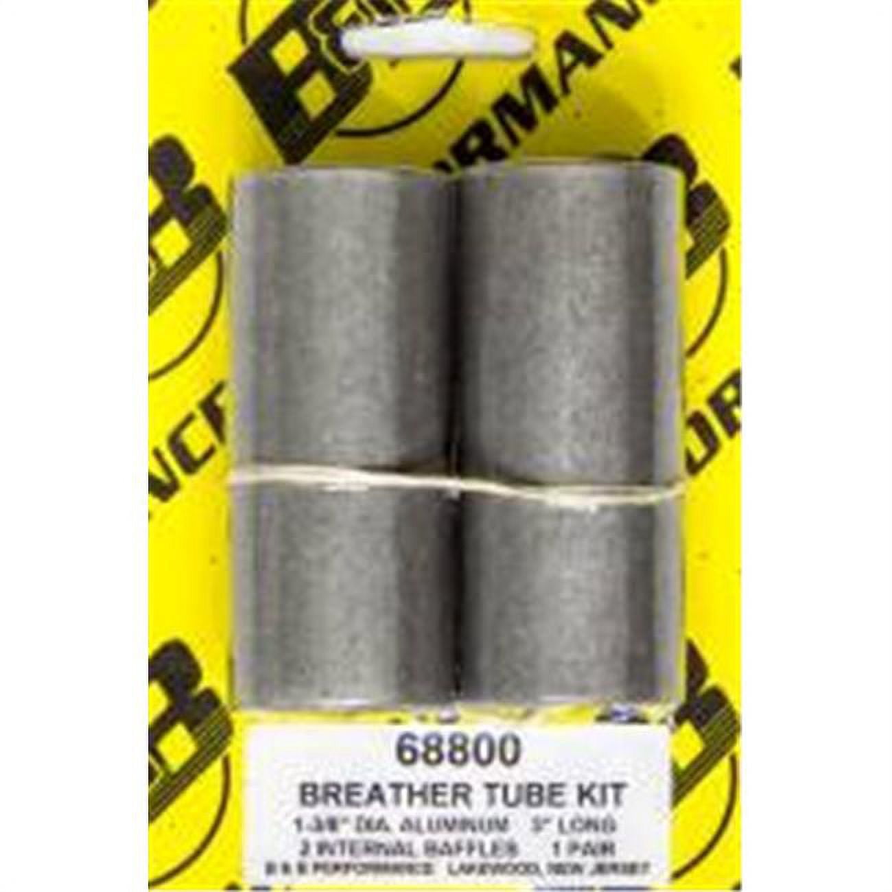 Bart Wheels 68800 3 in. Long Breather Tube Kit - Aluminum - Walmart.com