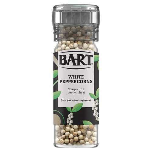 Bart White Pepper Mill 44g, British Import (Pack of 2)