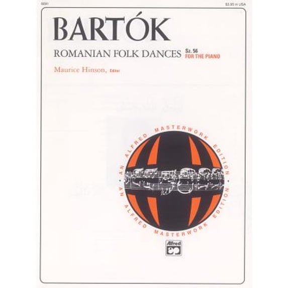 Pre-Owned Bartok/Romanian Folk Dances (Alfred Masterwork Edition) Paperback
