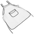thumbnail image 1 of Bartender Apron Cross Back Apron Hair Dresser Apron Hairstylist Apron For Men Women, 1 of 6