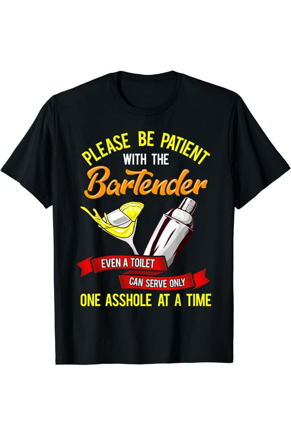 Bartender Bar Owner Funny Bartending Gift T-Shirt