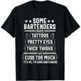 thumbnail image 1 of Bartender Gift Women Men Thighs Funny Bartending Mixologist T-Shirt, 1 of 4