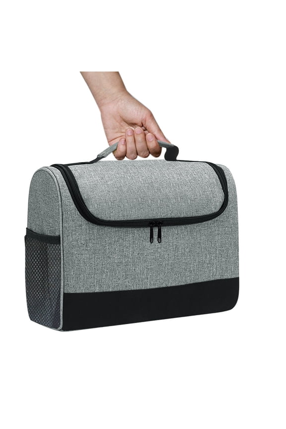 Bartender Kit Bag, Portable Travel Carrying Bag with Handle for Bar Tools Set, For Home Indoor Outdoor Patio Party, Gray (Bag ONLY)