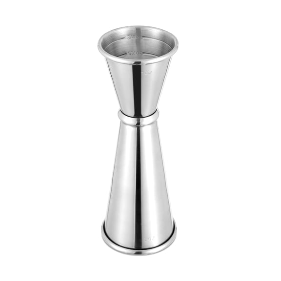 Bartending Stainless Steel Cocktail 1oz/2oz Measuring Double Jigger (1 Pack)