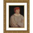 thumbnail image 1 of Barthel Beham 17x24 Gold Ornate Framed and Double Matted Museum Art Print Titled - Chancellor Leonhard Von Eck (1480-1550) (1527), 1 of 4