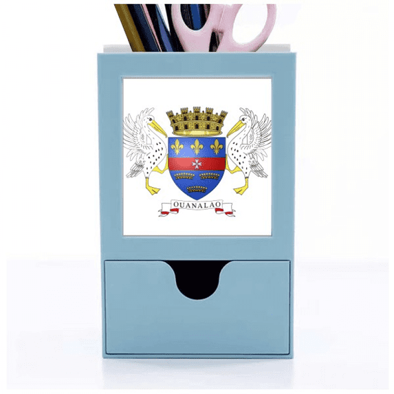 Barthelemy Asia National Emblem Desk Supplies Organizer Pen Holder Card