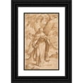 thumbnail image 1 of Bartholomaeus Spranger 16x24 Black Ornate Framed Double Matted Museum Art Print Titled: Saint Dominic Reading (C. 1573), 1 of 5