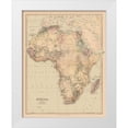 thumbnail image 1 of Bartholomew 12x14 White Modern Wood Framed Museum Art Print Titled - Africa - Bartholomew 1867, 1 of 4