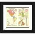thumbnail image 1 of Bartholomew 13x12 Black Ornate Wood Framed with Double Matting Museum Art Print Titled - British Trade United Kingdom - Bartholomew 1907, 1 of 4