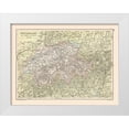 thumbnail image 1 of Bartholomew 14x12 White Modern Wood Framed Museum Art Print Titled - Alps Switzerland - Bartholomew 1892, 1 of 4