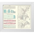 thumbnail image 1 of Bartholomew 17x15 White Modern Wood Framed Museum Art Print Titled - Global Vegetable Oils Drugs Diagram, 1 of 4