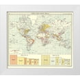 thumbnail image 1 of Bartholomew 23x20 White Modern Wood Framed Museum Art Print Titled - Global Ivory Gums Resin Wax - Bartholomew 1907, 1 of 4