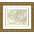 thumbnail image 1 of Bartholomew 24x20 Gold Ornate Wood Framed with Double Matting Museum Art Print Titled - Putney Wandsworth London UK - Bartholomew 1921, 1 of 4