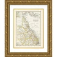 thumbnail image 1 of Bartholomew 25x32 Gold Ornate Wood Framed with Double Matting Museum Art Print Titled - Australia Queensland British New Guinea, 1 of 4