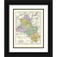 thumbnail image 1 of Bartholomew 26x32 Black Ornate Wood Framed with Double Matting Museum Art Print Titled - Monaghan County Ireland - Bartholomew 1882, 1 of 4