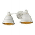 thumbnail image 1 of Golden Lighting Bartlett 2-light Vanity in French White, 1 of 3