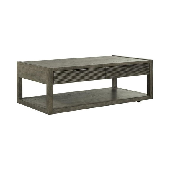 Bartlett Field Cocktail Table in Dusty Taupe