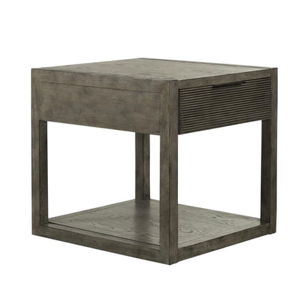 Bartlett Field End Table in Driftwood