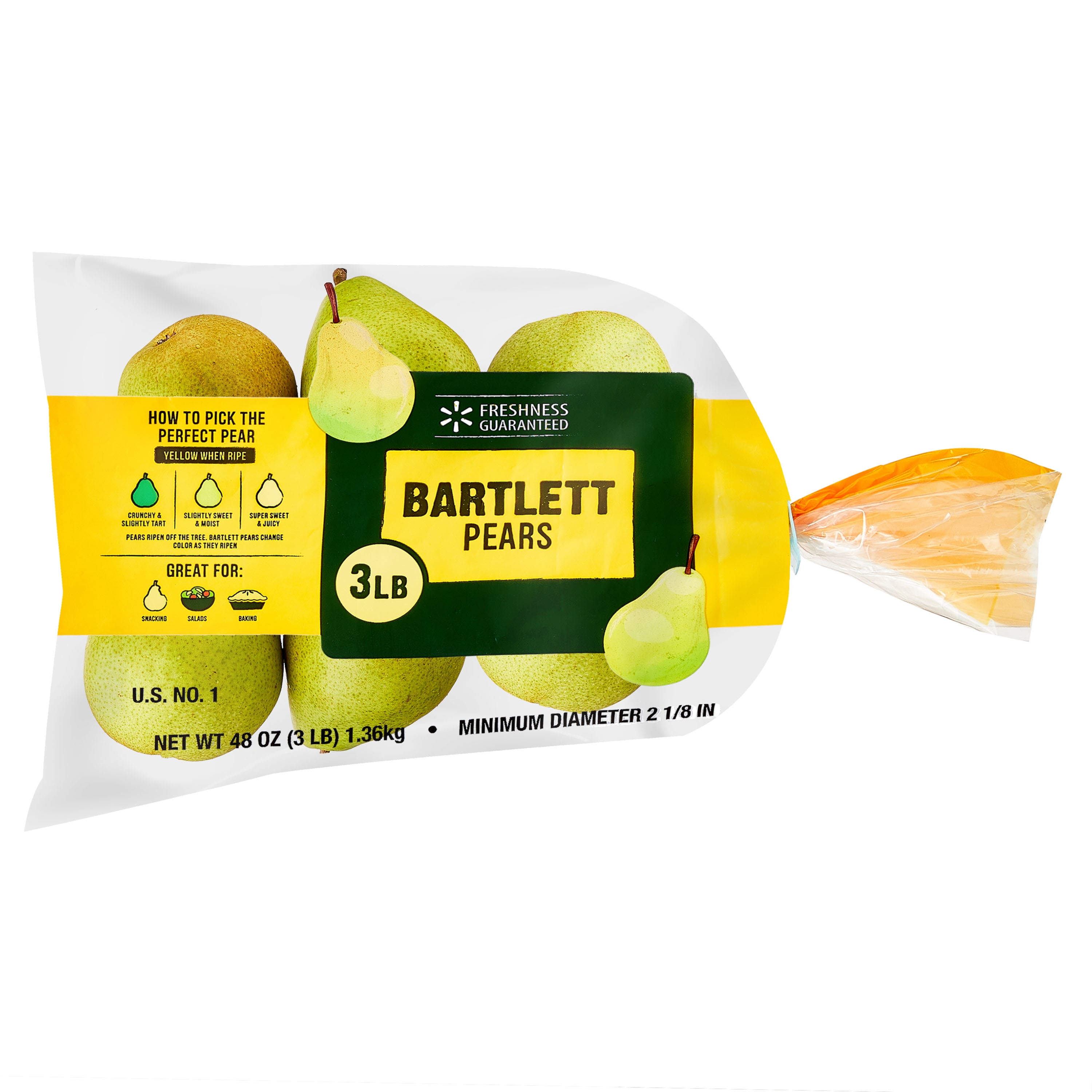 Bartlett Pears, 3 lb Bag