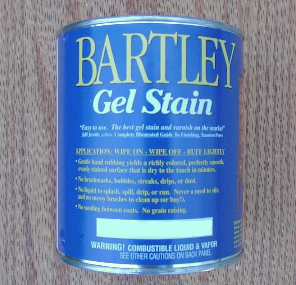Bartley's Gel Stain Quart Jet Mahogany