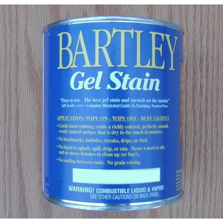 Bartley's Gel Stain Quart Jet Mahogany