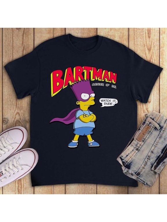 Bartman Bart Simpson The Simpsons Funny Gift Unisex T-Shir