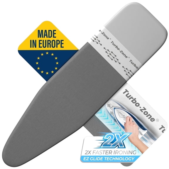Bartnelli Ironing Board Cover and Pad 100% Scorch Resistant Iron Board Cover, Denim Gray