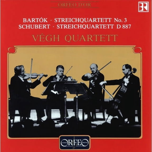 Bartok / Schubert / Vegh Quartett - Streich Quartett No. 3 / Streich Quartett D 887 - Music & Performance - CD
