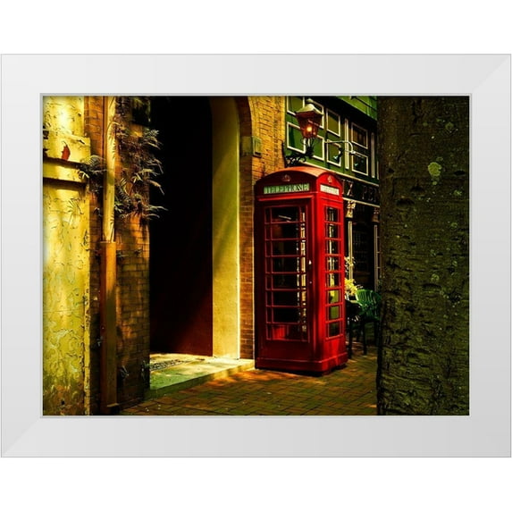 Bartola 18x15 White Modern Wood Framed Museum Art Print Titled - Tardis
