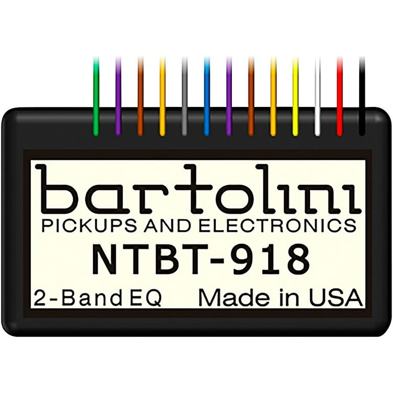 Bartolini NTBT 2-Band EQ Preamp Module - Walmart.com