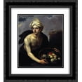 thumbnail image 1 of Bartolome Esteban Murillo 2x Matted 20x24 Black Ornate Framed Art Print 'A Young Man with a Basket of Fruit ', 1 of 2