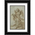thumbnail image 1 of Bartolome Esteban Murillo 2x Matted 20x24 Black Ornate Framed Art Print 'Angel holding a hammer and nails', 1 of 2