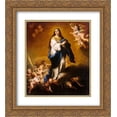 thumbnail image 1 of Bartolome Esteban Murillo 2x Matted 20x24 Gold Ornate Framed Art Print 'The Immaculate Conception (oil on canvas)', 1 of 2