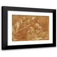 thumbnail image 1 of Bartolomeo Biscaino 14x11 Black Modern Framed Museum Art Print Titled - Mystic Marriage of Saint Catherine (1655), 1 of 5