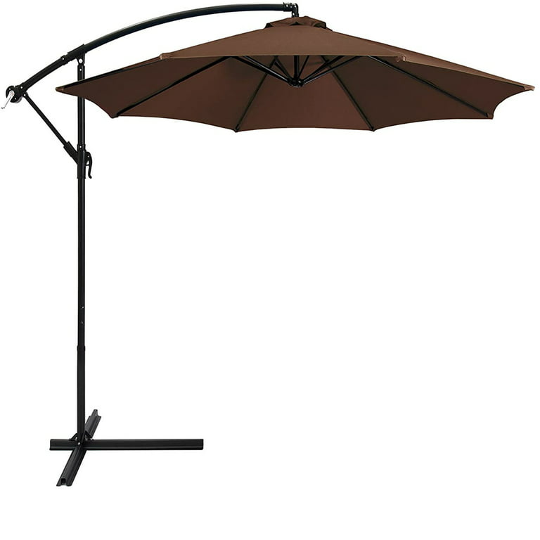 Barton 10' feet Outdoor Offset Cantilever Patio Umbrella Crank