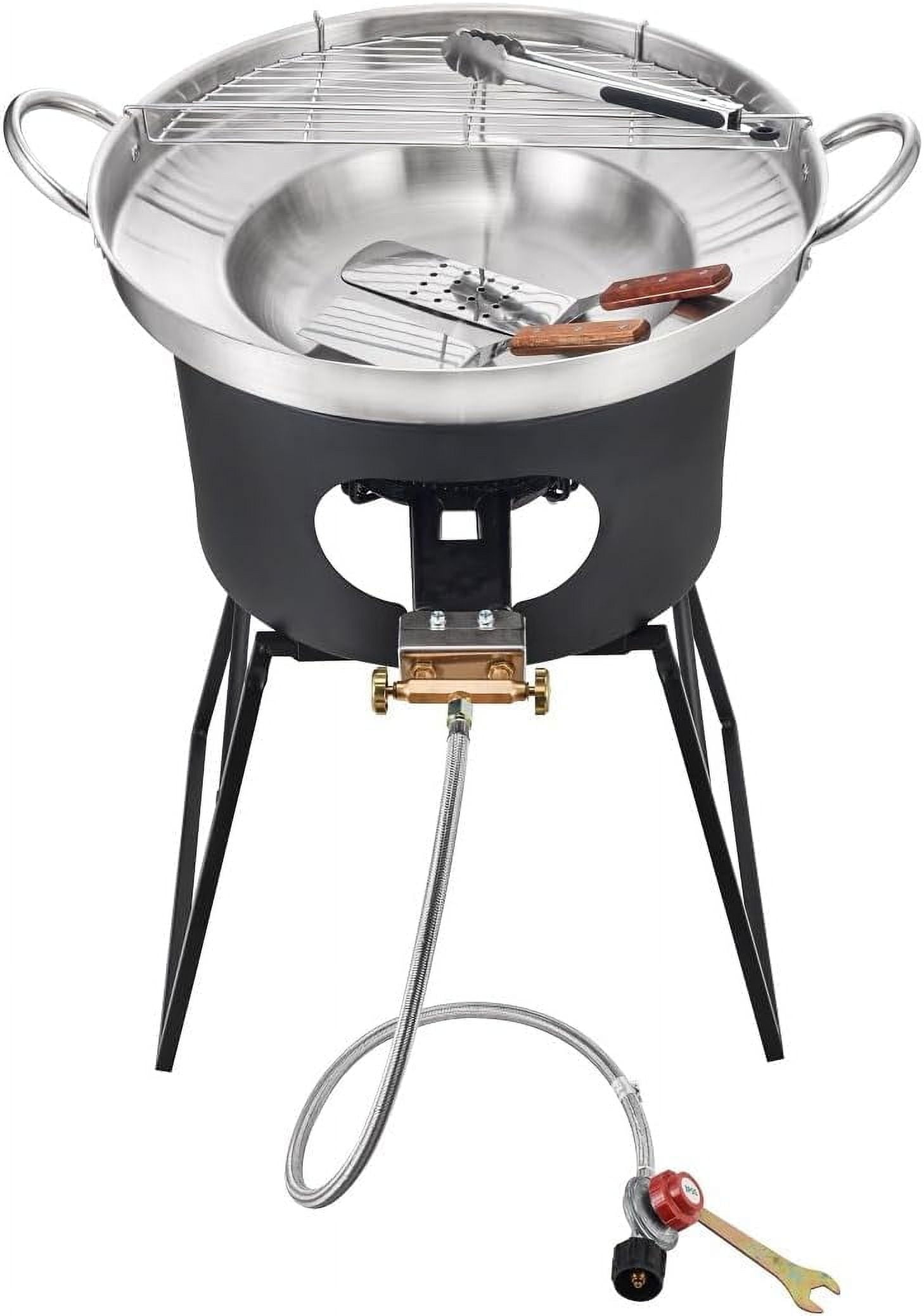 Barton 23" Stainless Steel Propane Burner Stove Set