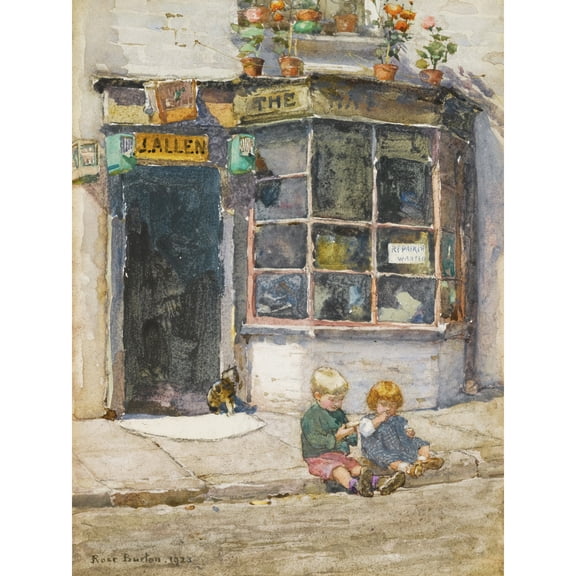 Barton Cobblers Shop Lancelot Knightsbridge Painting Extra Large XL Wall Art Poster Print