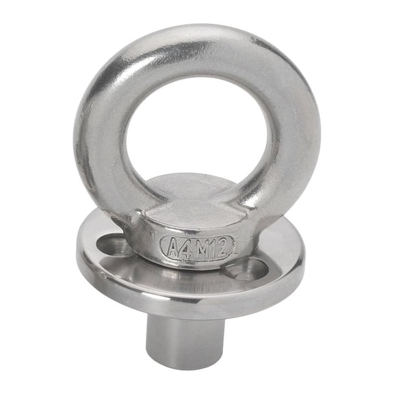 Barton Deck Plate w/Fixing & Eye w/Blanking Plug - M12 Eye